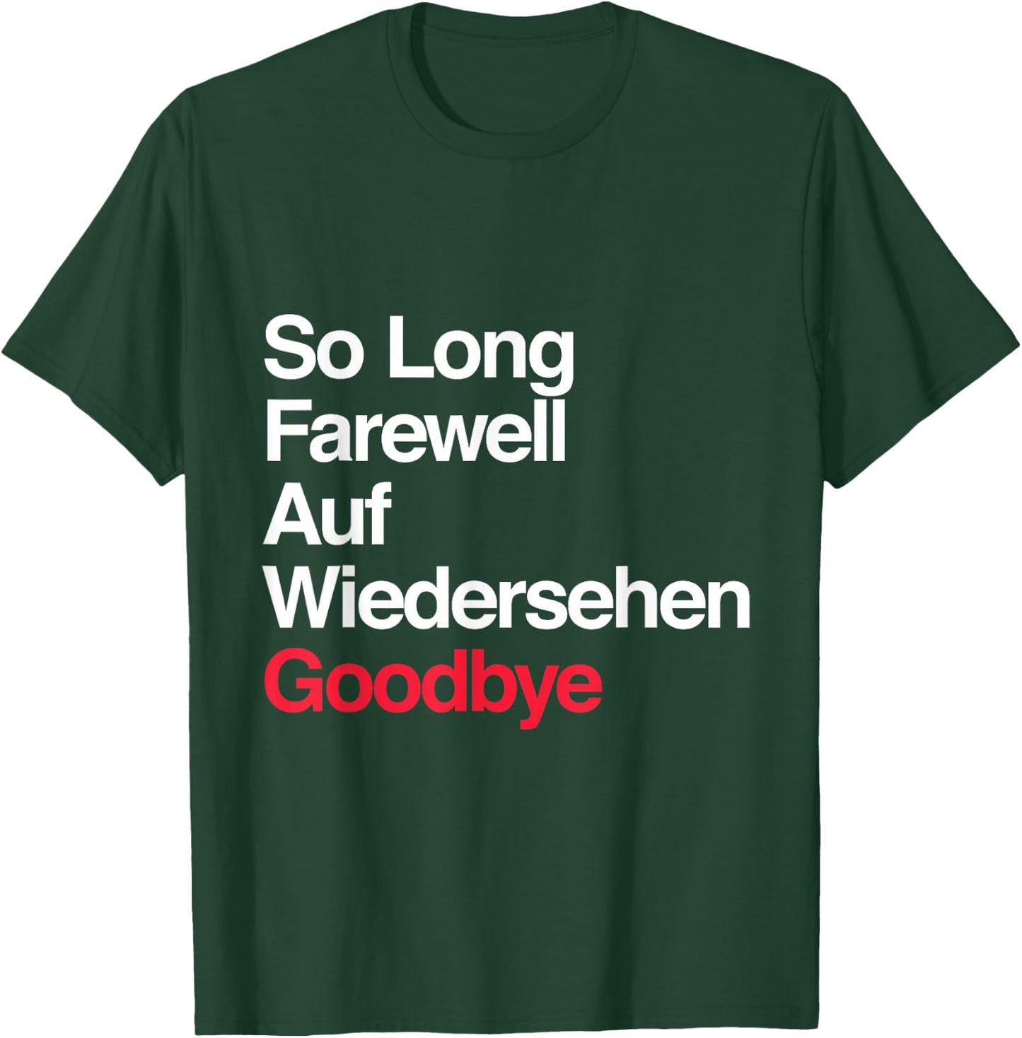 The Sound of Music - "So Long, Farewell" T-Shirt - T-Shirt | Forest