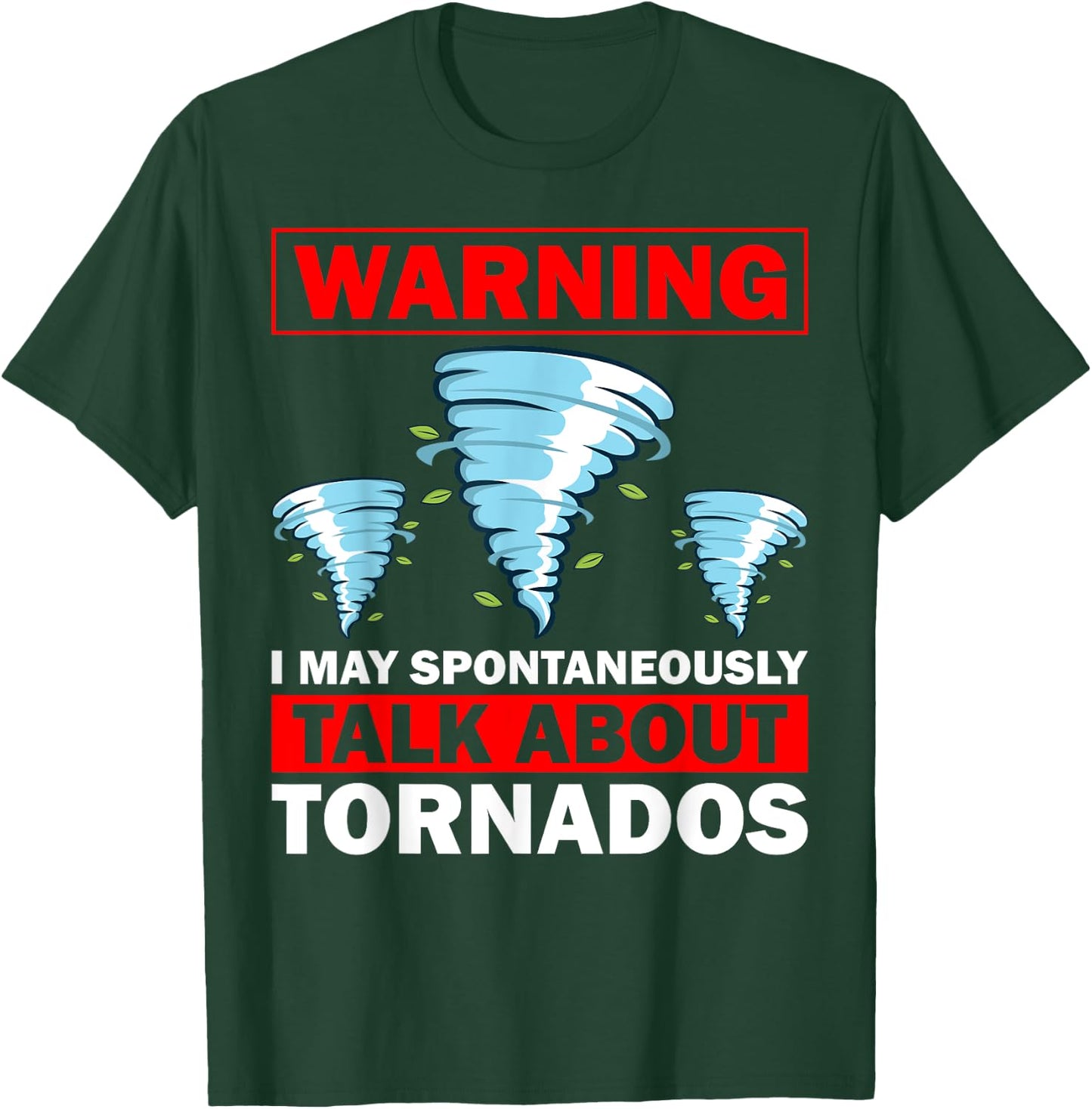 Funny Tornado Designs Women Meteorology Storm Lovers T-Shirt - T-Shirt | Forest