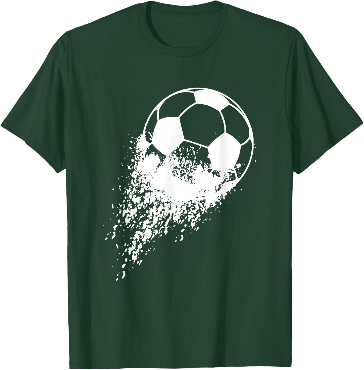 Soccer Player Sports Vintage Men Boys Soccer Ball T-Shirt - T-Shirt | Forest