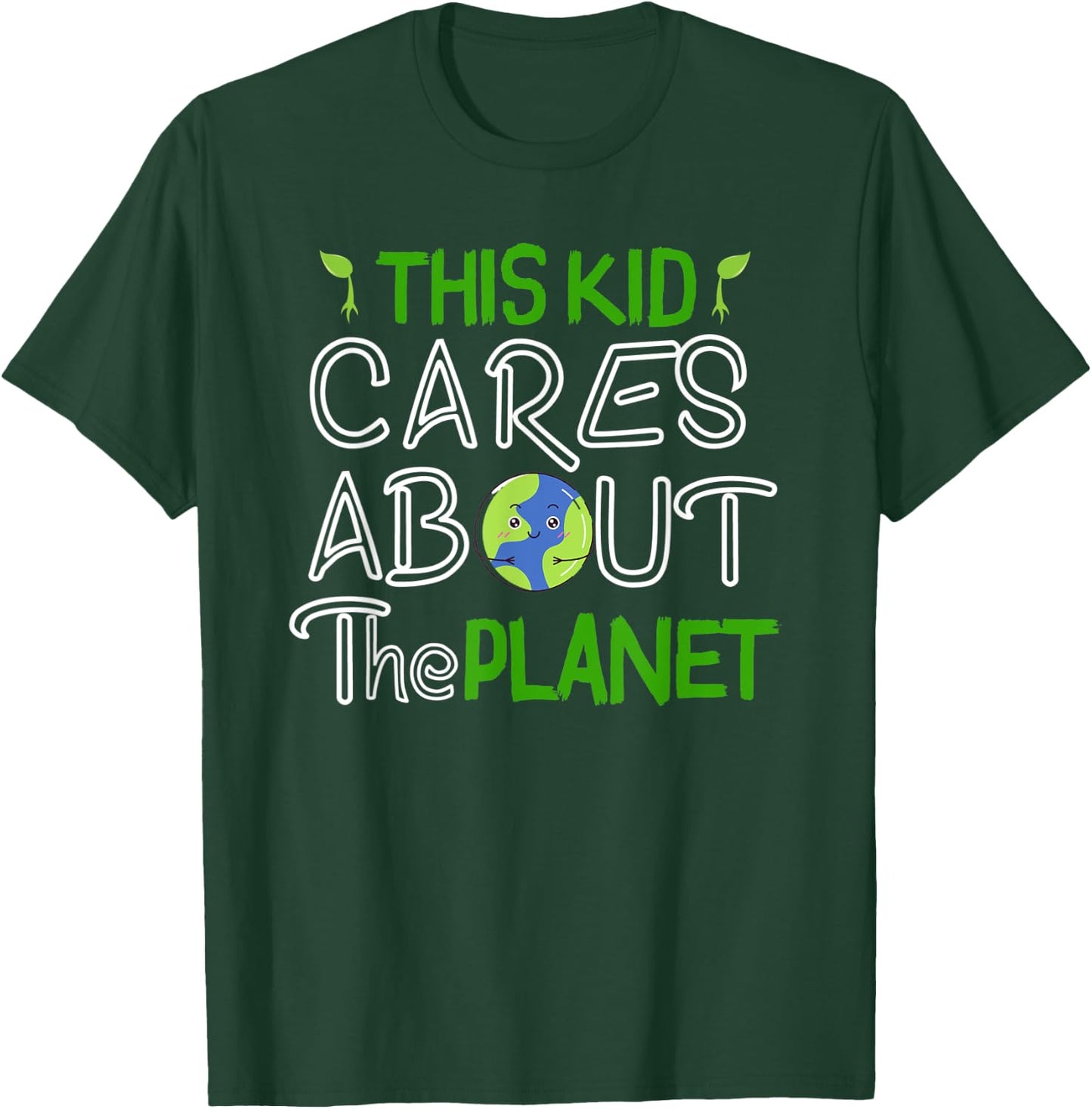 This Kid Cares About the Planet Day Environment T-Shirt - T-Shirt | Forest