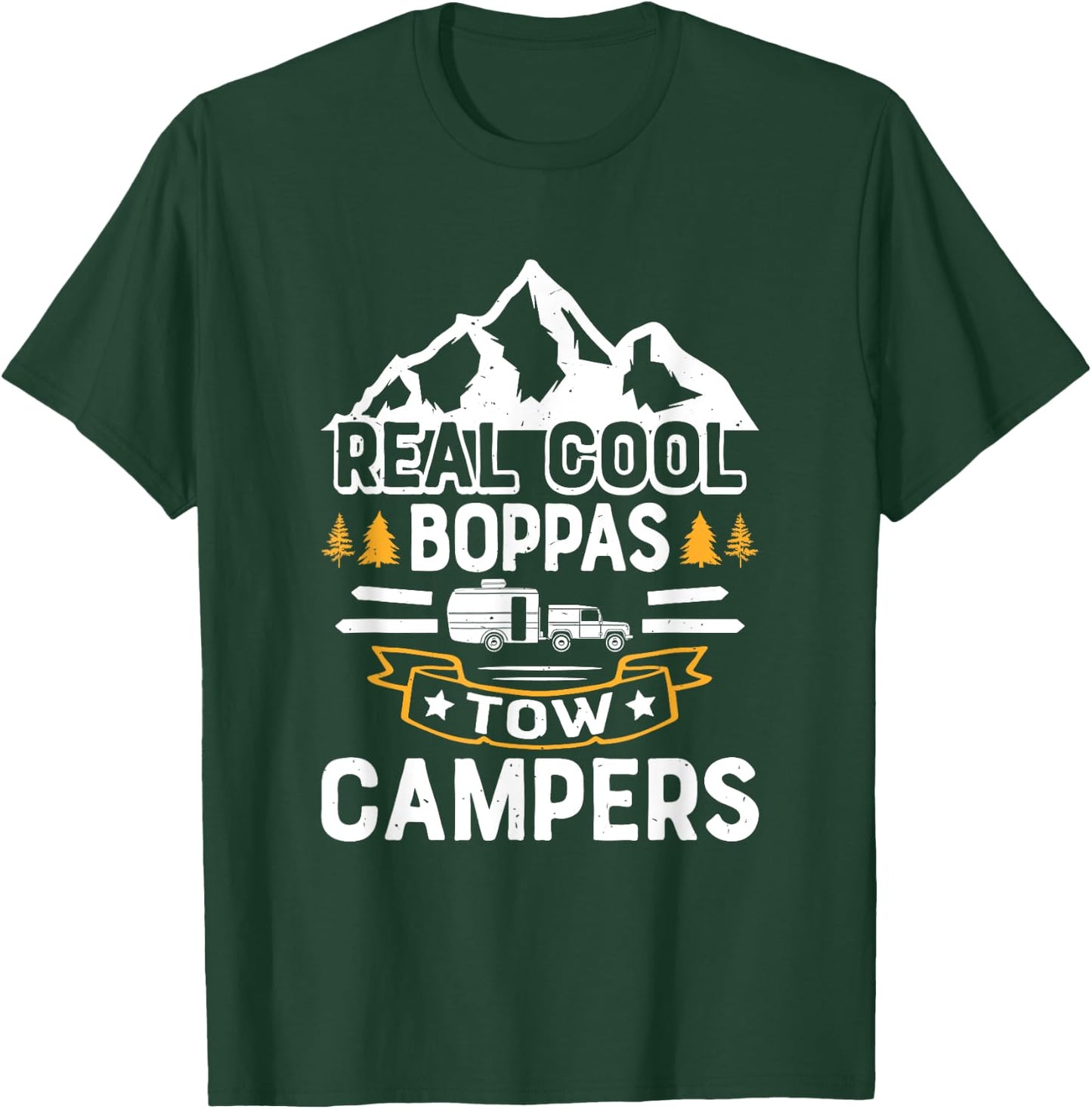 Camping Grandpa - Camping Boppa Camper T-Shirt - T-Shirt | Forest