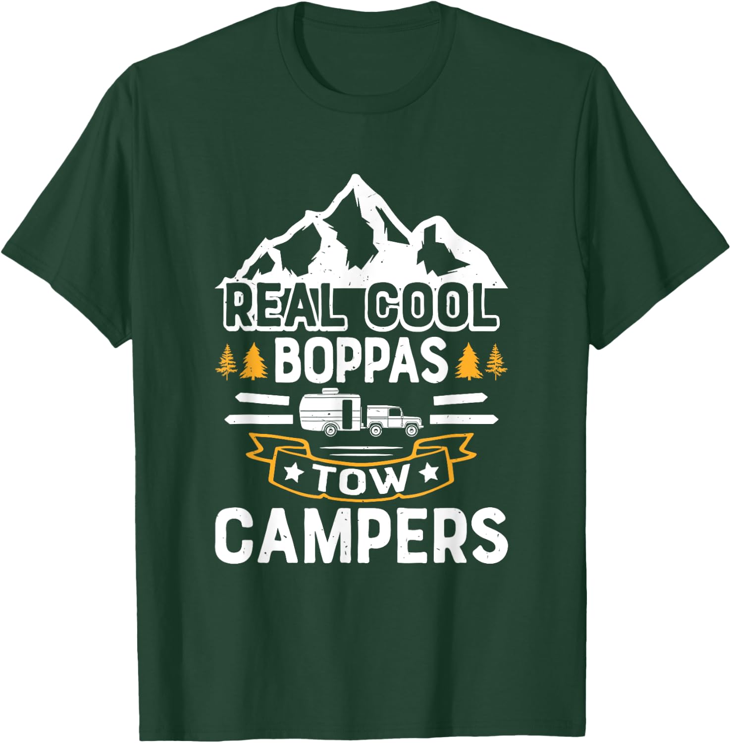 Camping Grandpa - Camping Boppa Camper T-Shirt - T-Shirt | Forest