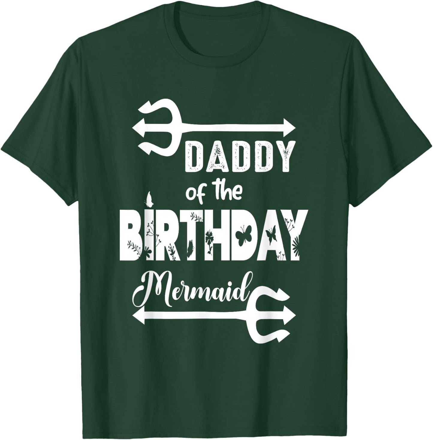Mermaid Security Merdad Mermen Mermaid Birthday Theme T-Shirt - T-Shirt | Forest