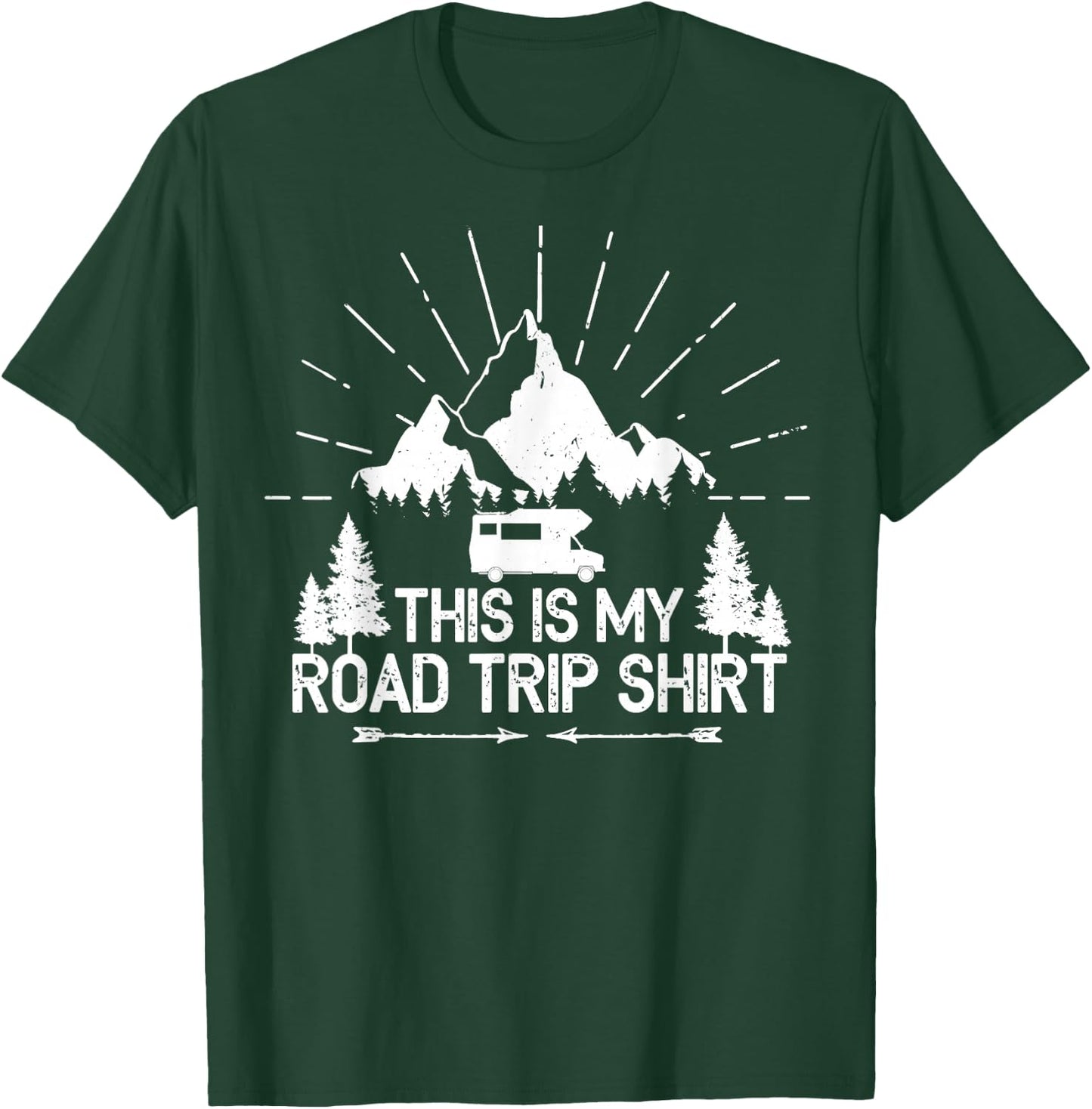 This Is My Road Trip Shirt - RV Camping Camper Gift T-Shirt - T-Shirt | Forest