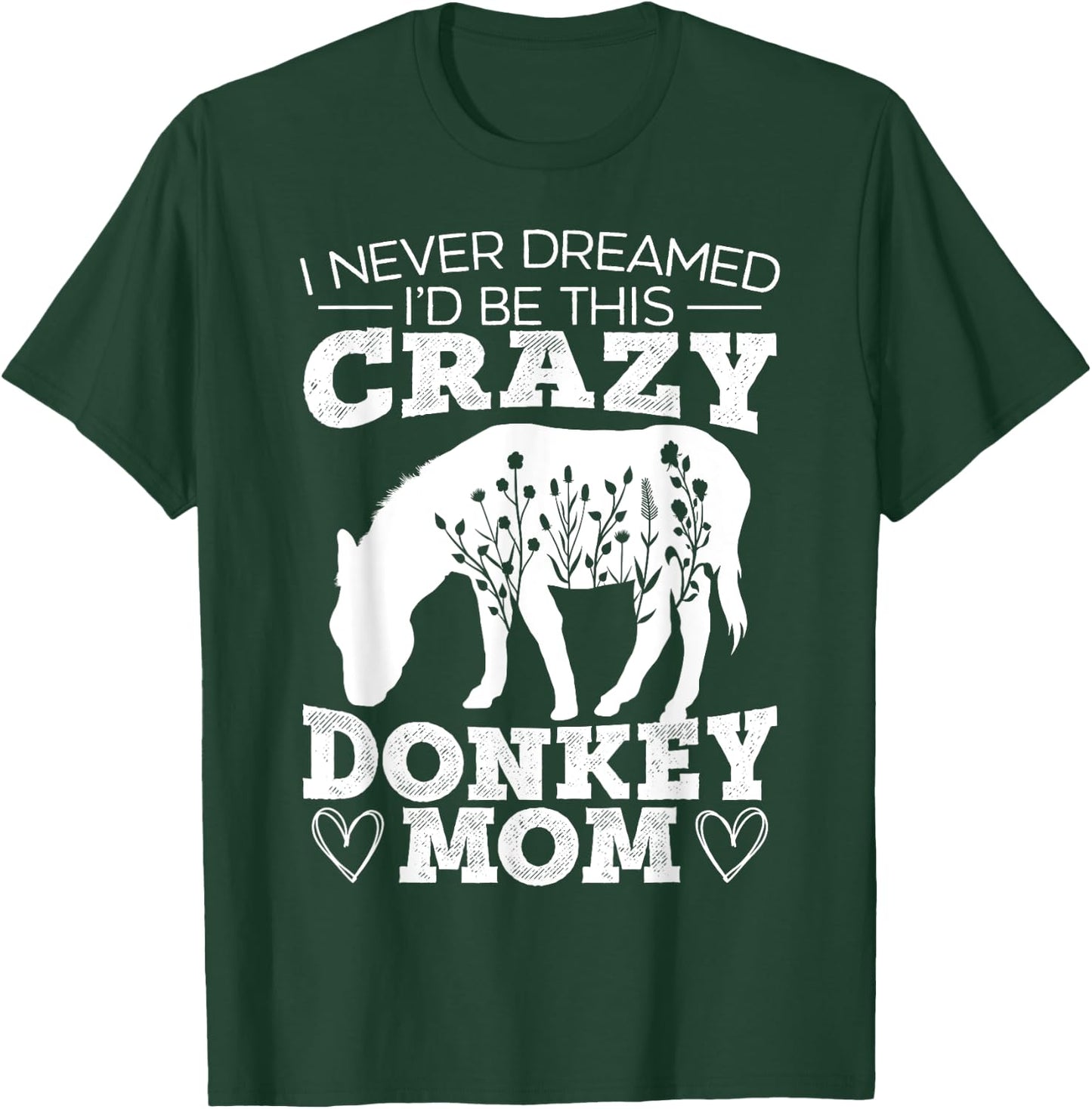 Mom Donkey Lover Horse Animal Donkey Mom T-Shirt - T-Shirt | Forest