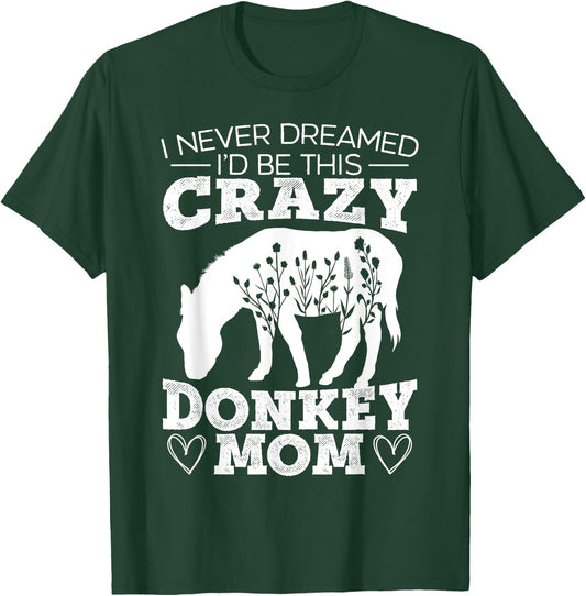 Mom Donkey Lover Horse Animal Donkey Mom T-Shirt - T-Shirt | Forest
