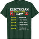 Hourly Rate Gift Electrician | Funny Electrician T-Shirt - T-Shirt | Forest