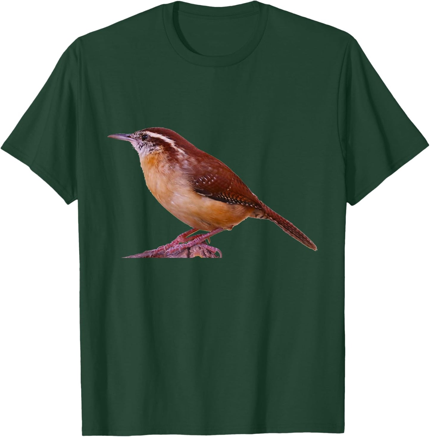 Carolina Wren Bird Ornithology T-Shirt - T-Shirt | Forest