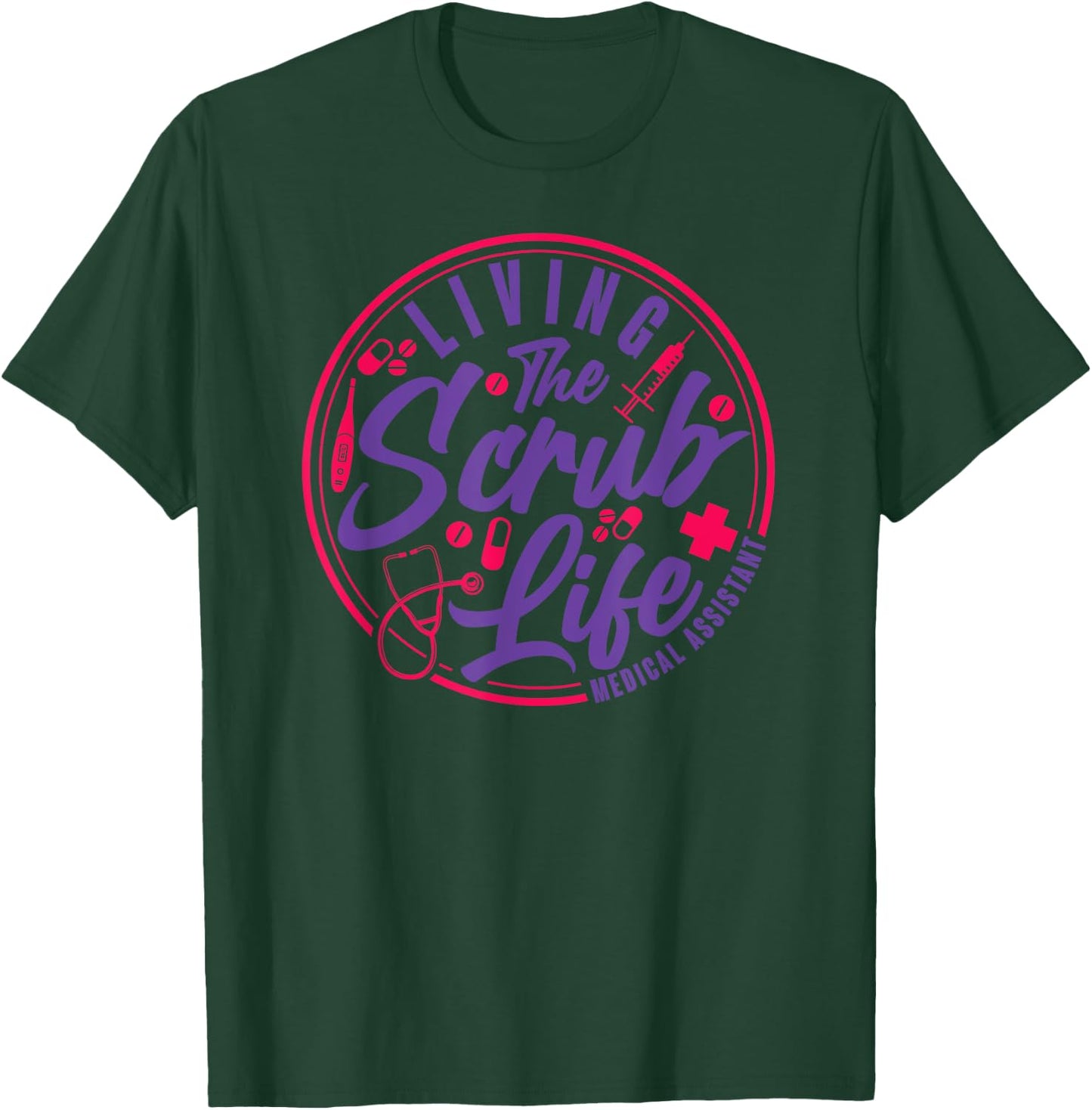 Certified Medical Assistant CMA T-Shirt - T-Shirt | Forest