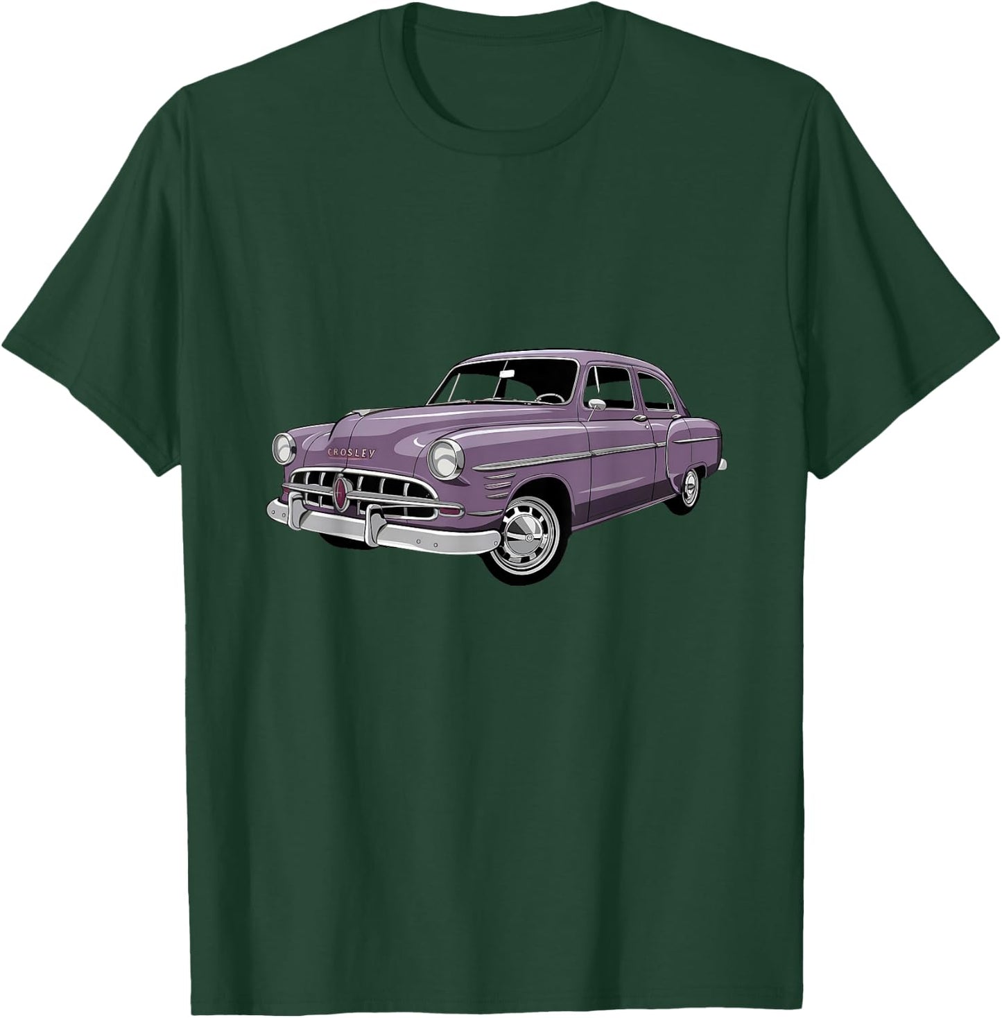 Crosley Catalog Classic Car Enthusiast Vintage Style T-Shirt - T-Shirt | Forest
