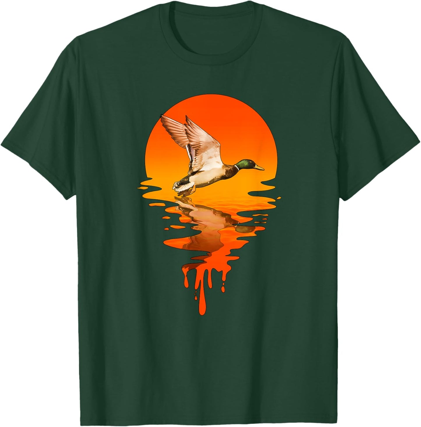 Vintage Retro Style Mallard T-Shirt - T-Shirt | Forest