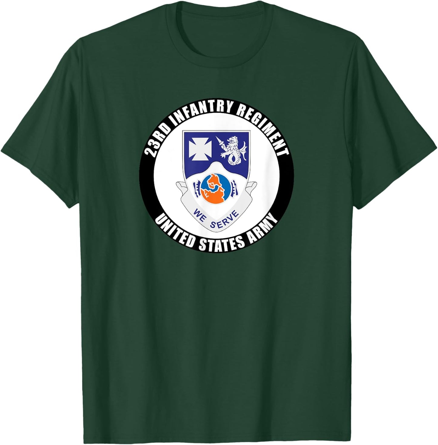 23rd Infantry Regiment United States Army Veteran Military T-Shirt - T-Shirt | Forest