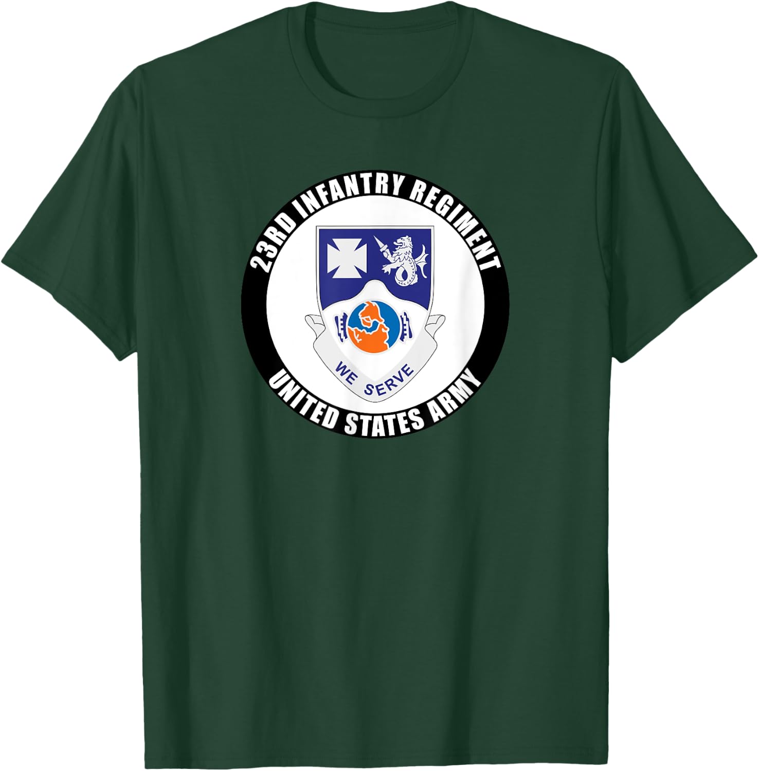 23rd Infantry Regiment United States Army Veteran Military T-Shirt - T-Shirt | Forest