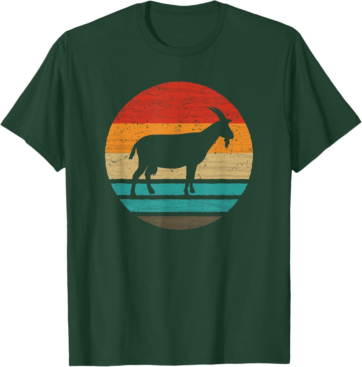 Goat Retro Style Vintage T-Shirt - T-Shirt | Forest