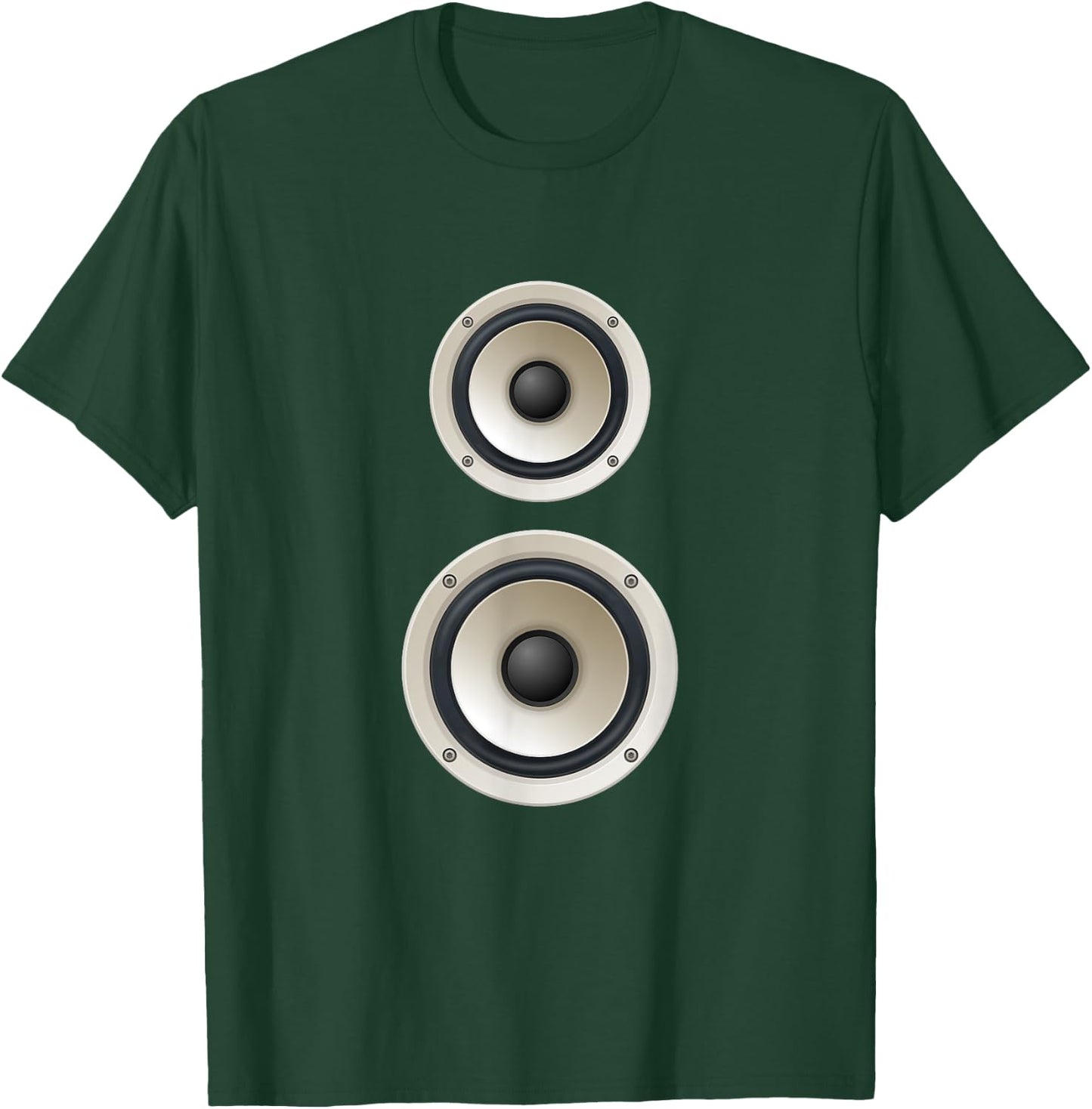 Hi Fi Speaker Cabinet Audiophile T-Shirt - T-Shirt | Forest