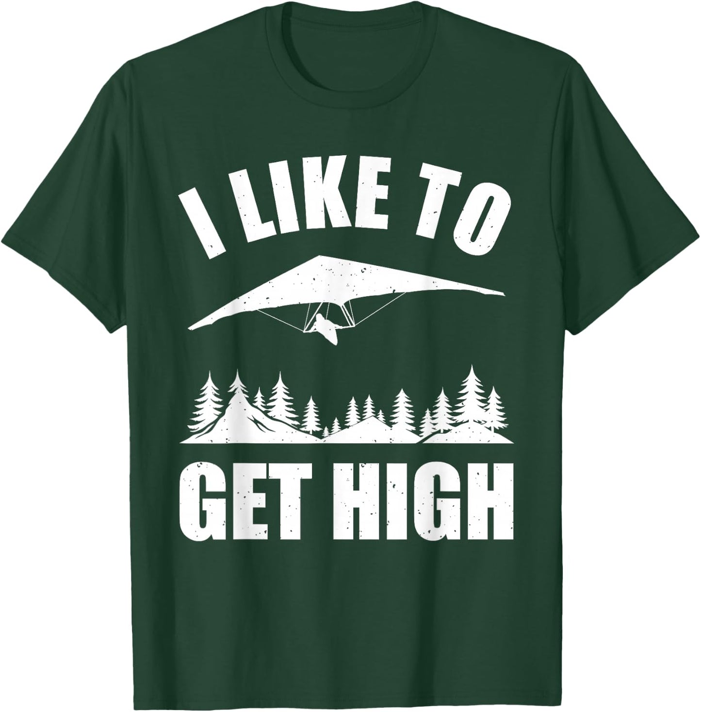 Cool Hang Glider Art Women Hang Glide Hang Gliding T-Shirt - T-Shirt | Forest