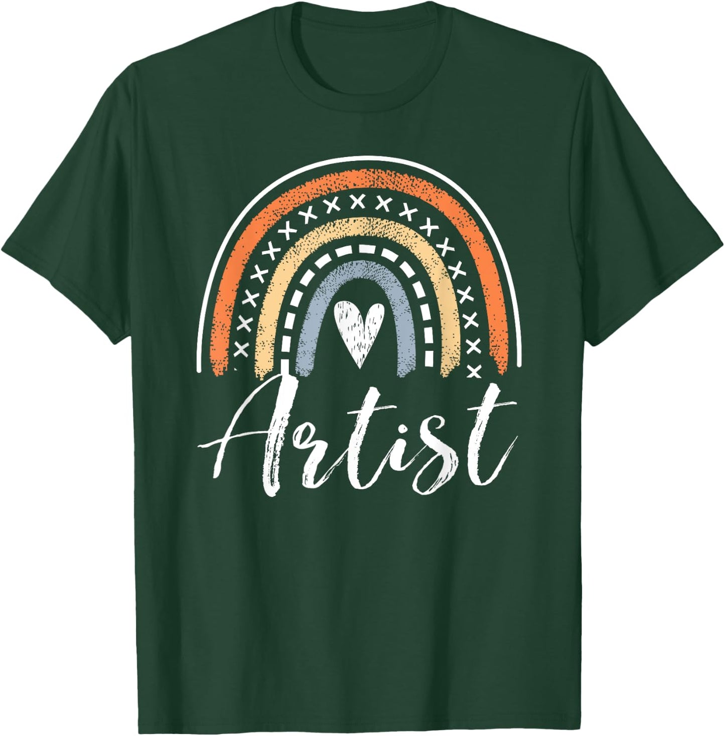 Artist Gifts Funny Art Painter Rainbow T-Shirt - T-Shirt | Forest