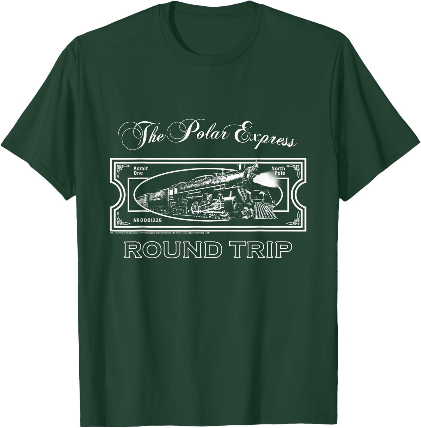 Polar Express , -Adults, Blue, Small T-Shirt - T-Shirt | Forest