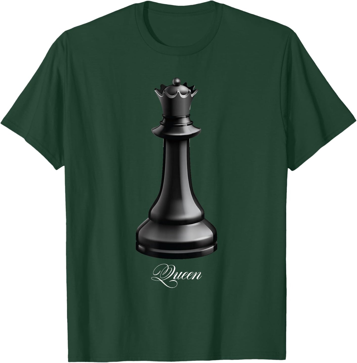 Queen Chess Piece Costume Chess Lover Chess Club T-Shirt - T-Shirt | Forest