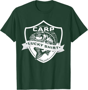 Carp Lucky Shirt Funny Fishing Accessories to Carp Fishing T-Shirt - T-Shirt | Forest