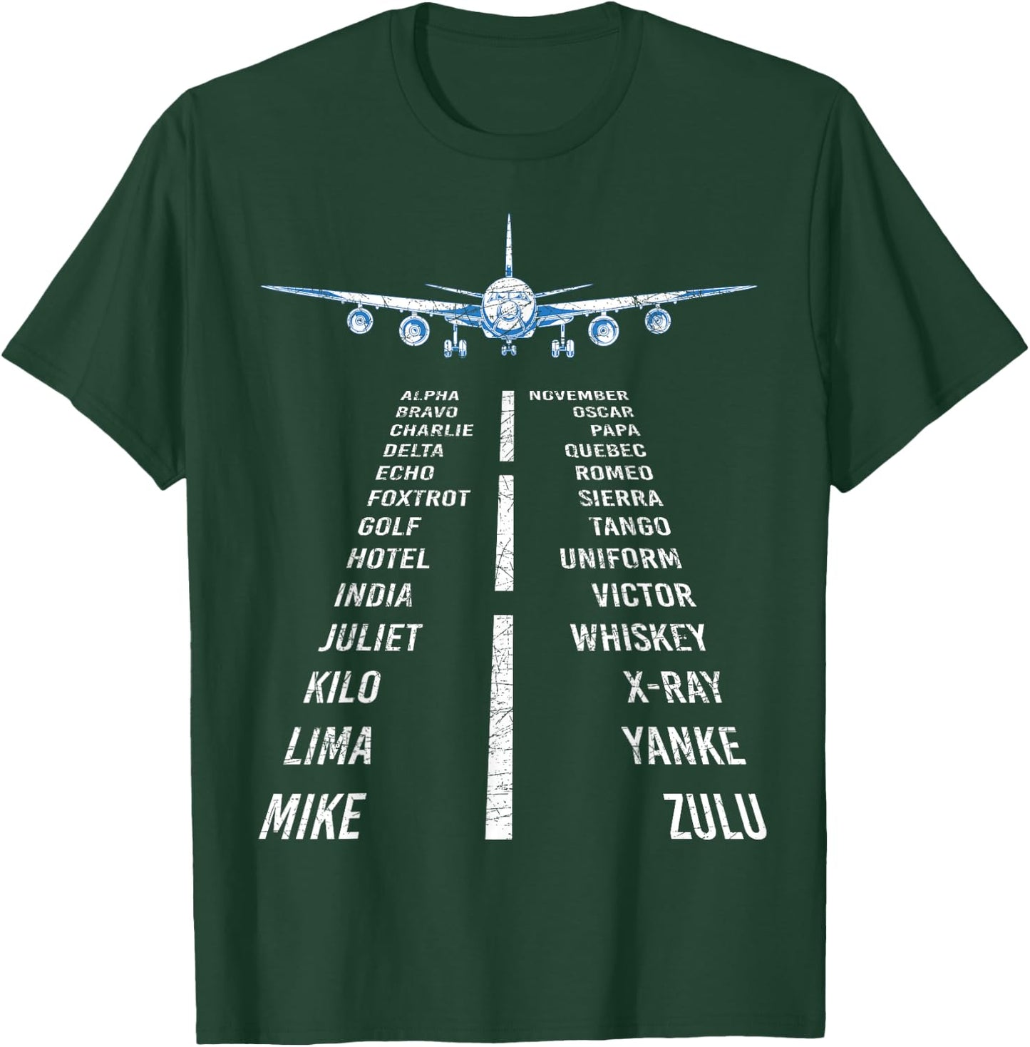 Flying Airplane Plane Aviation Aircraft Flight Copilot Pilot T-Shirt - T-Shirt | Forest