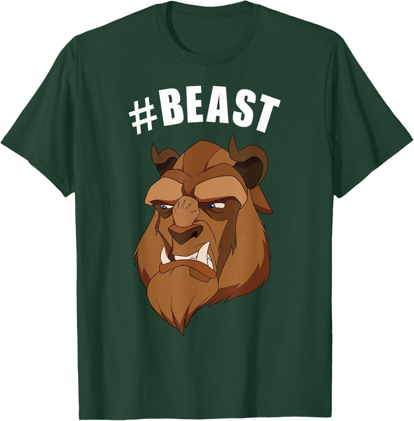 Disney Beauty and The Beast Hashtag Beast Portrait Small T-Shirt - T-Shirt | Forest
