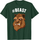 Disney Beauty and The Beast Hashtag Beast Portrait Small T-Shirt - T-Shirt | Forest