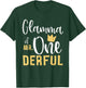 Glamma of Mr Onederful 1st Birthday First One-Derful Grandma T-Shirt - T-Shirt | Forest