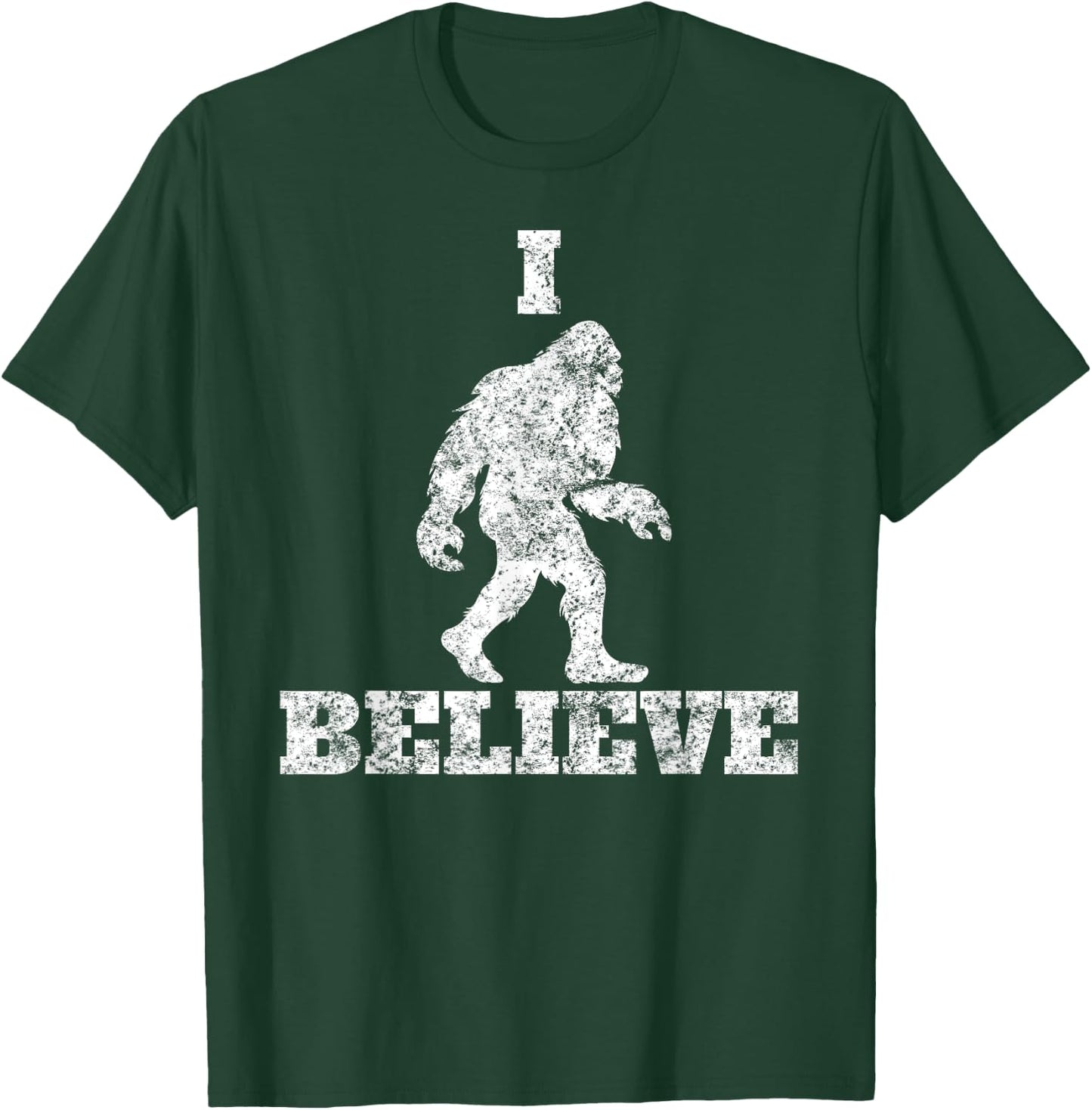 I Believe in Bigfoot Sasquatch Urban Legends Skunk Ape T-Shirt - T-Shirt | Forest