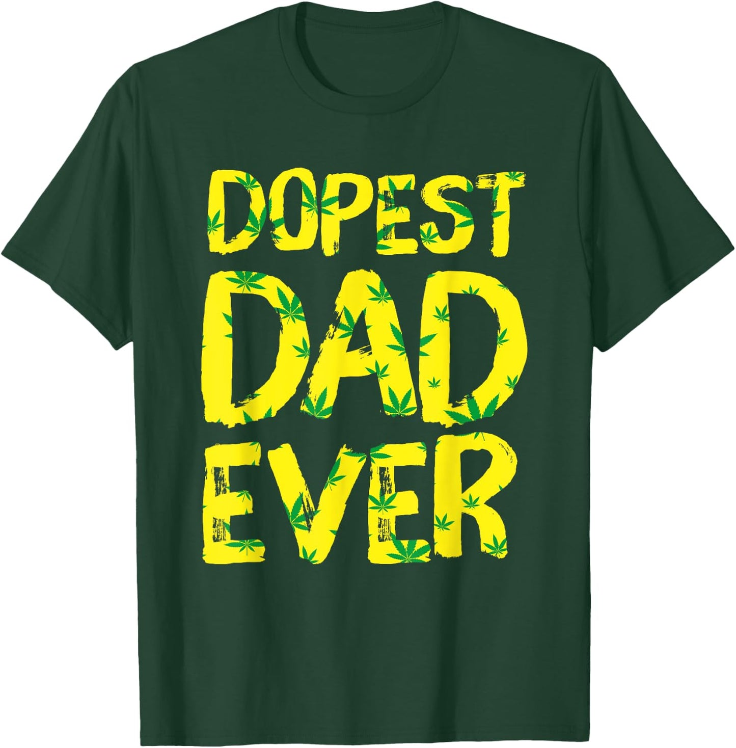 Retro Vintage Dopest Dad Ever Funny Father's Day T-Shirt - T-Shirt | Forest