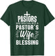 Funny Pastor Art Wife Pastor Preacher Christian T-Shirt - T-Shirt | Forest