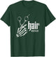Skeleton Scissors Gift Hairdresser T-Shirt - T-Shirt | Forest