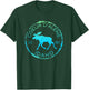 Coeur d'Alene Moose Design Weathered Idaho Souvenir Hiking T-Shirt - T-Shirt | Forest