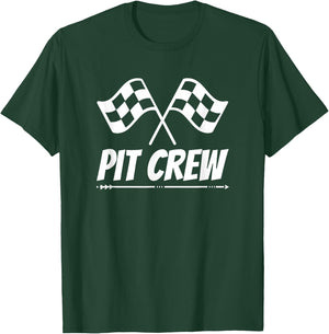 Funny Race Track Pit Crew Racing Mechanic Car Parties Small T-Shirt - T-Shirt | Forest