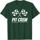 Funny Race Track Pit Crew Racing Mechanic Car Parties Small T-Shirt - T-Shirt | Forest