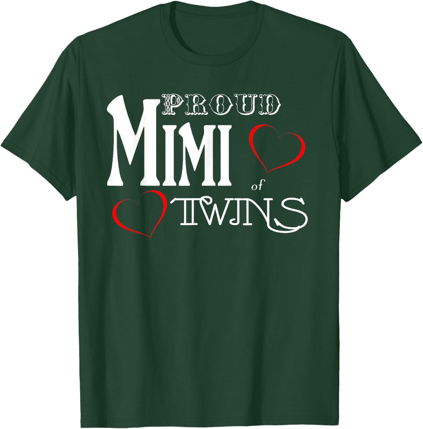 Twins Mimi Shirt - Proud Mimi of Twins - Women's T-Shirt - T-Shirt | Forest