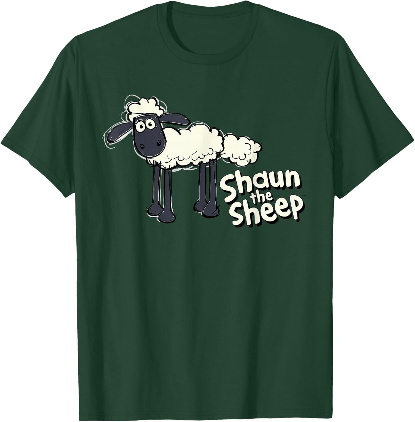 Shaun The Sheep: Shaun Doodle T-Shirt - T-Shirt | Forest