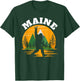 Maine US State Bigfoot Sasquatch T-Shirt - T-Shirt | Forest