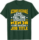 Accounts Receivable Job Title Accounts Receivable Assistant T-Shirt - T-Shirt | Forest