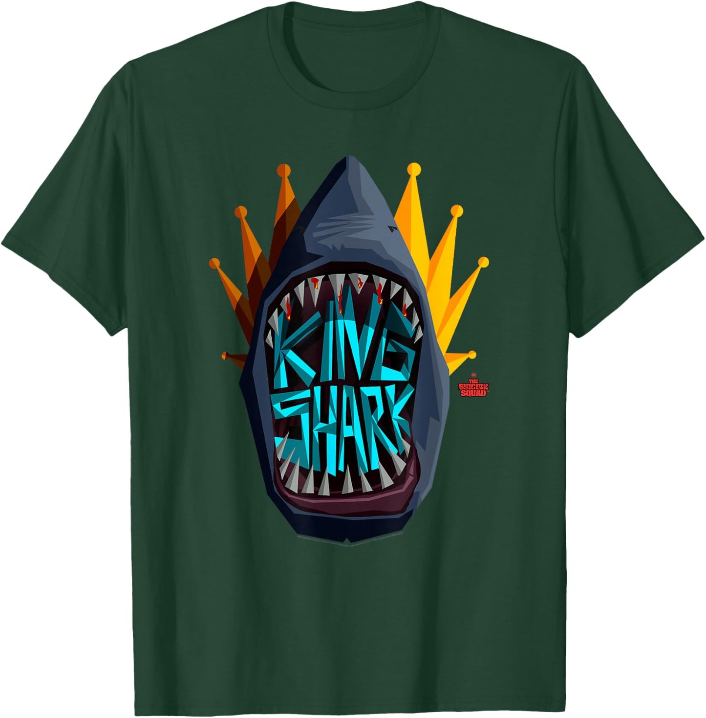 The Suicide Squad Big King Shark Logo T-Shirt - T-Shirt | Forest