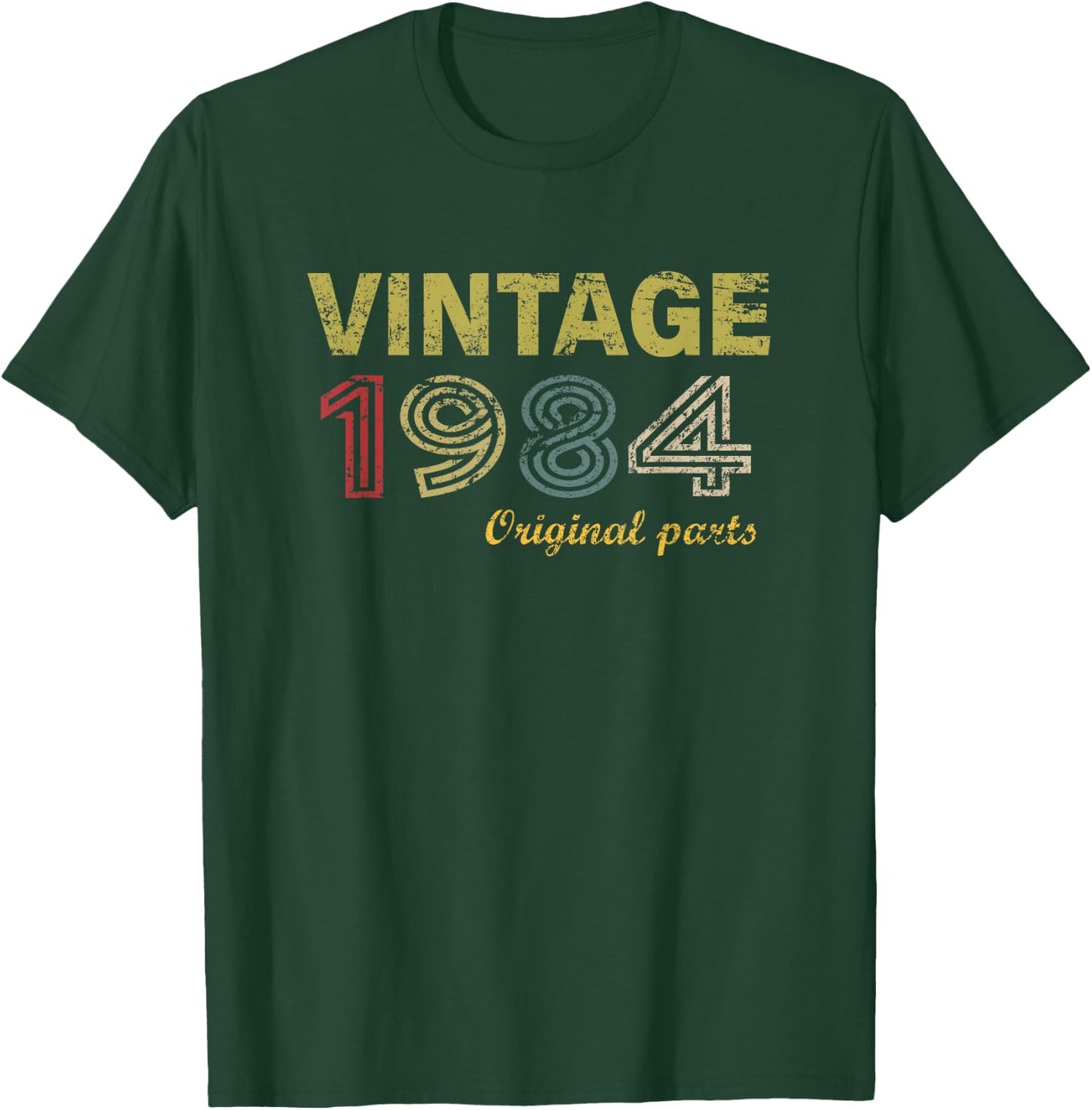 Vintage 1984 Cool 42 Year Old Bday 42nd Birthday Men Women T-Shirt - T-Shirt | Forest