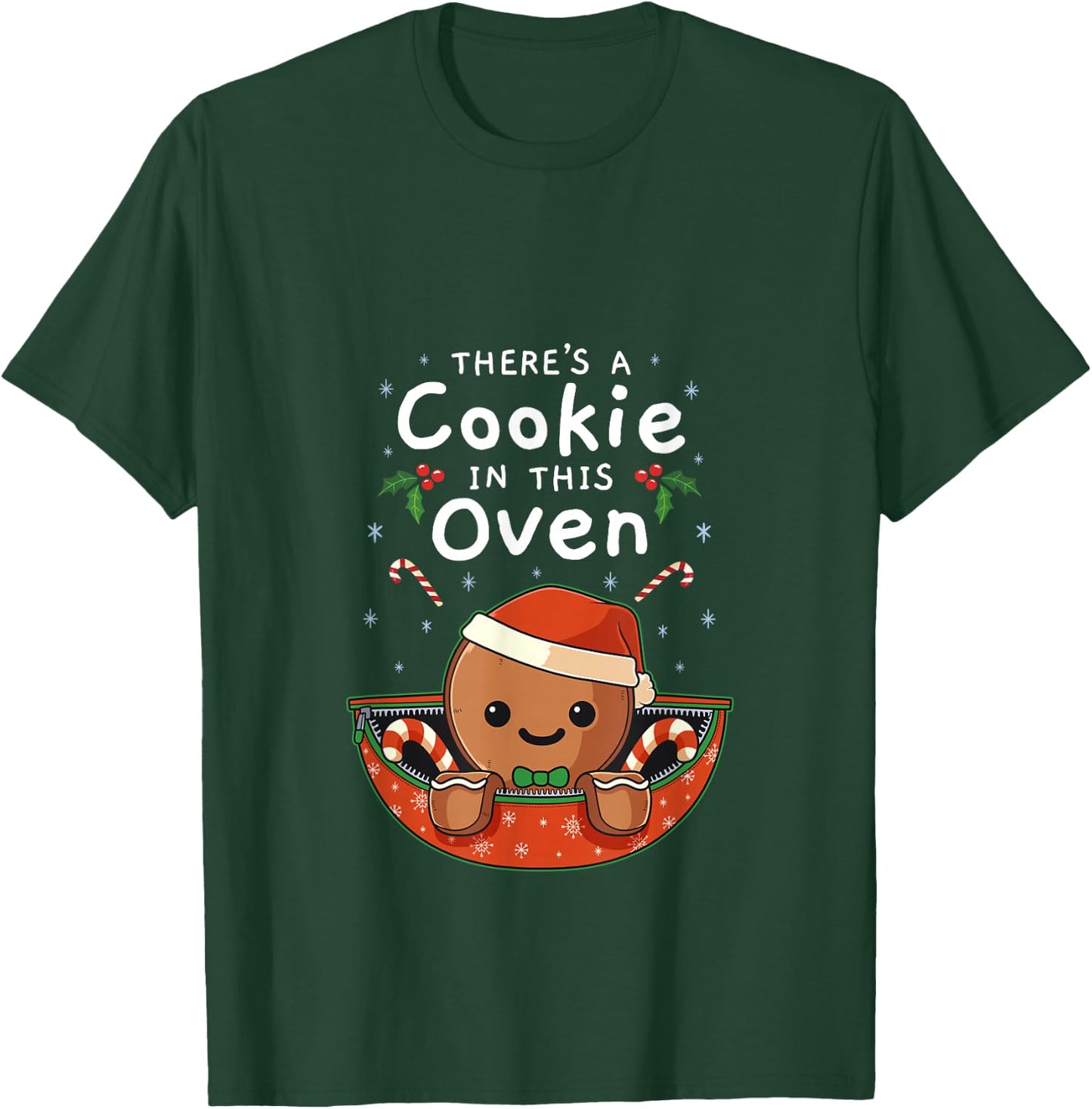 Gingerbread Man Baby Cookies In This Oven T-Shirt - T-Shirt | Forest