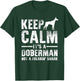 Funny Doberman Art Men Women Doberman Pinscher Dog Walker T-Shirt - T-Shirt | Forest