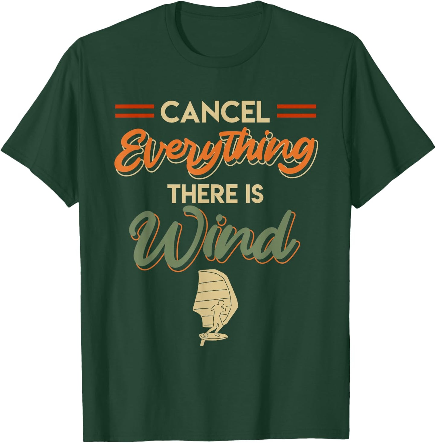Wing Foil Wing Surf Wingfoiling Wingsurfing T-Shirt - T-Shirt | Forest