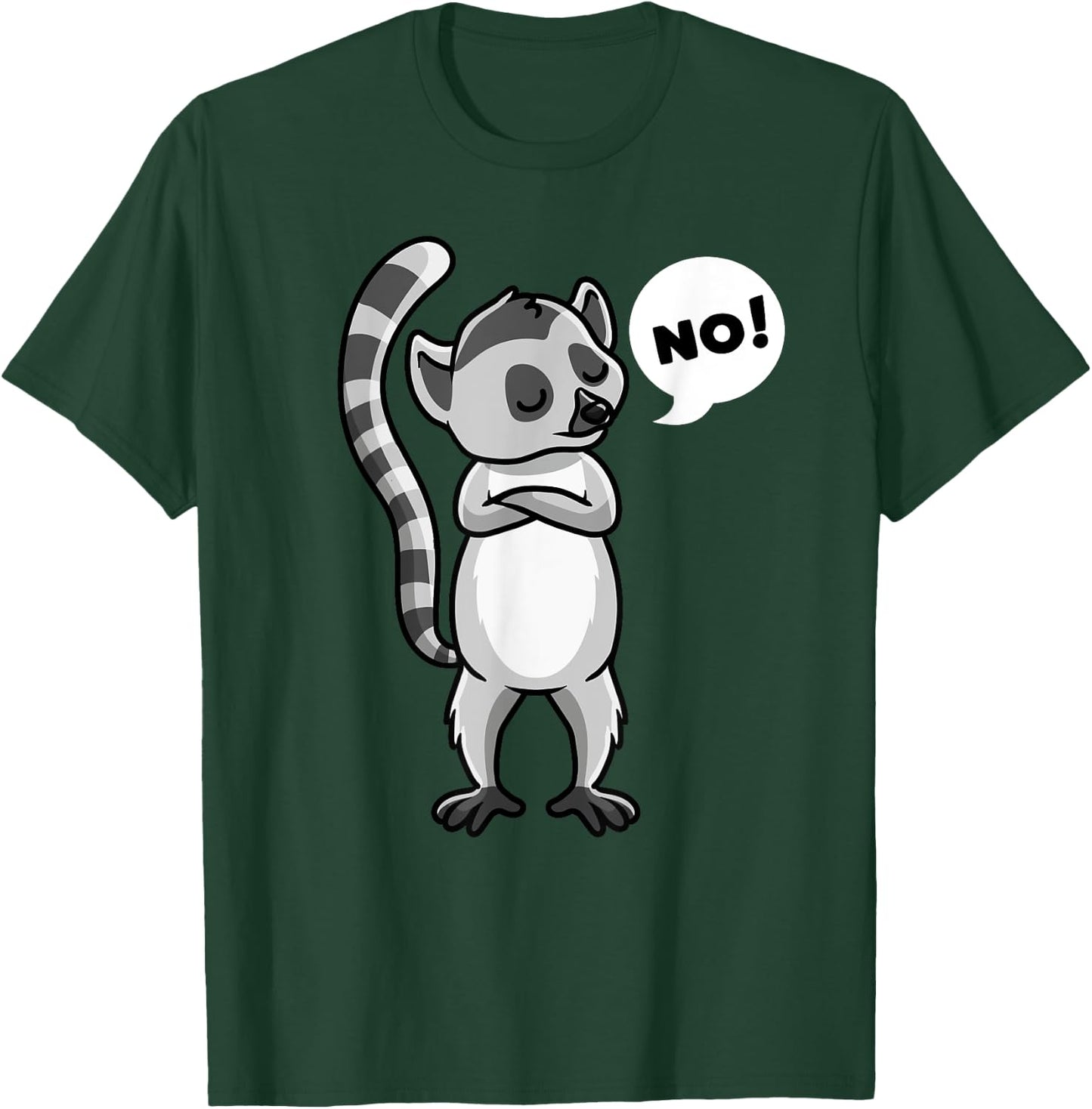 Ring-tailed Lemur Maky T-Shirt - T-Shirt | Forest