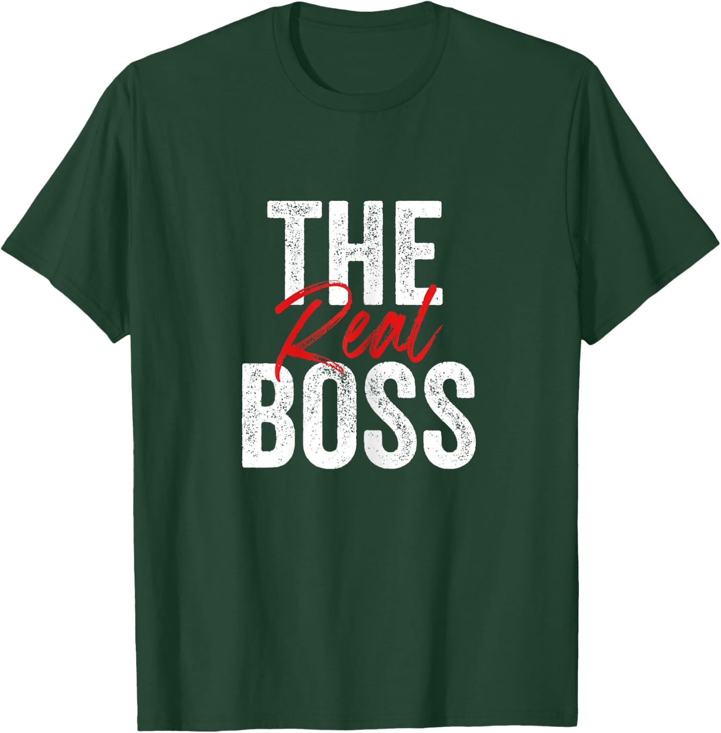 The Boss And The Real Boss Matching Funny Couples T-Shirt - T-Shirt | Forest