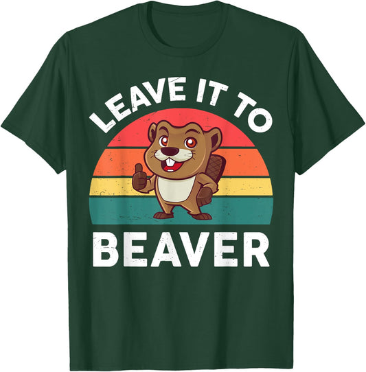Leave It To Beaver Shirt Men Women Kids Funny Rodent T-Shirt - T-Shirt | Forest