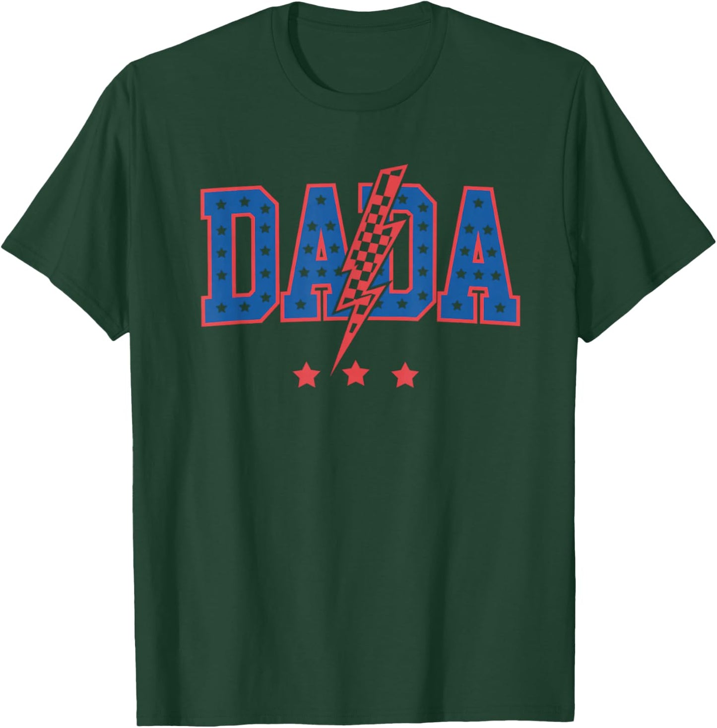 Mama Dada 4th of July American T-Shirt - T-Shirt | Forest