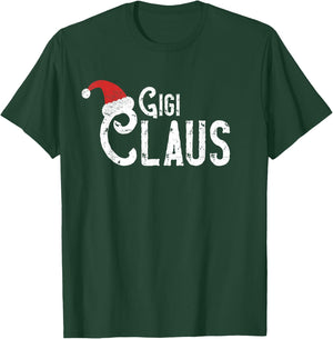 Gigi Claus - Traditional Santa Matching Family Christmas T-Shirt - T-Shirt | Forest