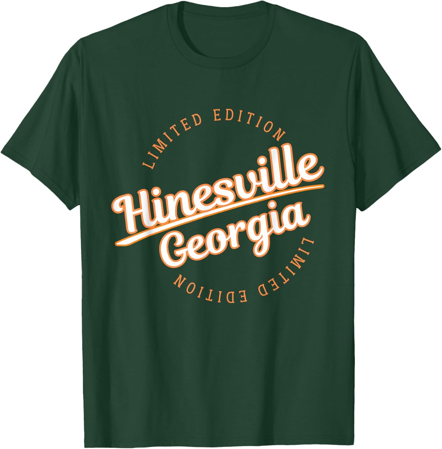 Retro Athletic Hinesville GA Apparel T-Shirt - T-Shirt | Forest
